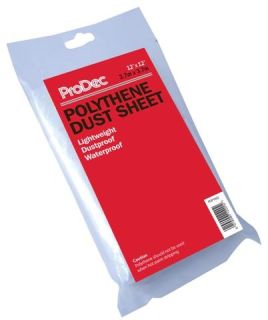 Polythene Dust Sheet 3.6m x 3.6m (12'x12')