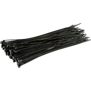 ProSolve Black Cable Ties 200 x 4.8mm - Pack of 100