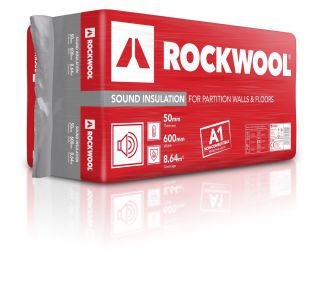 Rockwool Sound Insulation 50mm 1200x600 (8.64m2 pack)
