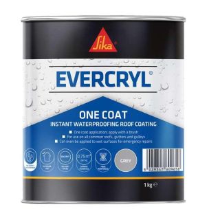 Sika Evercryl One Coat Grey Instant Proofer 1kg