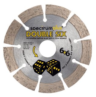 Spectrum Double Six Diamond Blade 115mm
