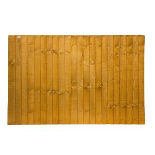 Featheredge closeboard fence panel