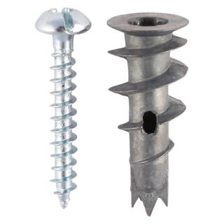TIMCO Metal Speed Plugs and Screws 31.5mm - Zinc