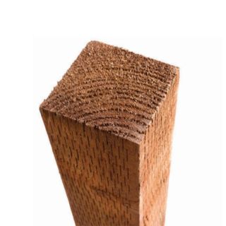 Gate Post - Brown Treated Softwood, Incised UC4 150 x 150mm x 2.4m