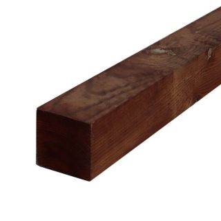 Brown Treated Timber Post 75x75mm x 2.4m