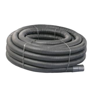 Twinwall Electric Cable Duct - Black 50/63mm x 50m Coil (29113)