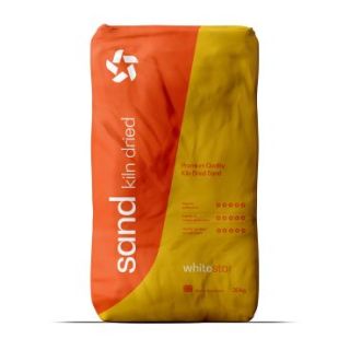White Star Kiln Dried Sand 20kg Plastic Bag 