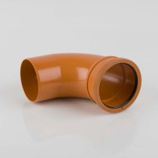 110mm Underground Single Socket Bend 87.5° B5041