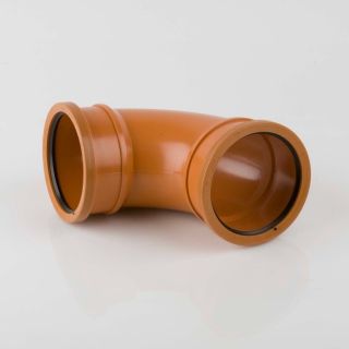110mm Underground Double Socket Bend 87.5° B4031