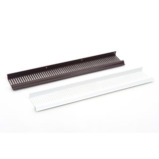 2.4m Plastic Soffit Vent Strip Brown 25,000mm2 airflow 1138/BROWN
