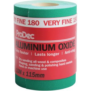 Sandpaper Roll Green 180G 115mm x 5m