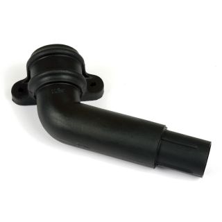 Cascade 68mm Rainwater 112.5 degree Right Hand Spigot Bend Cast Iron Effect BM-BR221RCI