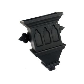 Cascade 68mm Rainwater Gothic Hopper Cast Iron Effect BM-BRH4