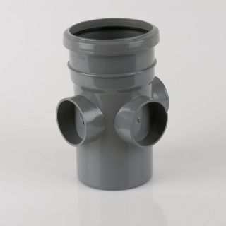 Soil Triple Boss Ring Seal Socket Grey 110mm BS445