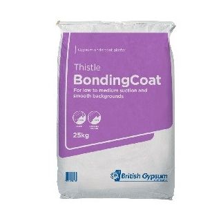British Gypsum Thistle Bonding Coat Plaster 25kg