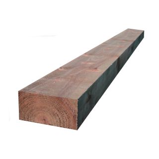 Brown Pressure Treated Incised Timber Sleeper 100x200mm 2.4m