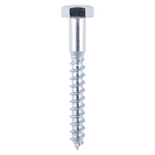 Coach Screws Hex Zinc 6.0 x 100mm 70no.