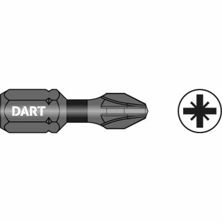 DART PZ2 25mm Impact Driver Bit pk10