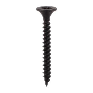 Drywall Metal Stud Plasterboard Screws PH Bugle Fine Thread Black 3.5 x 32mm 1000no.