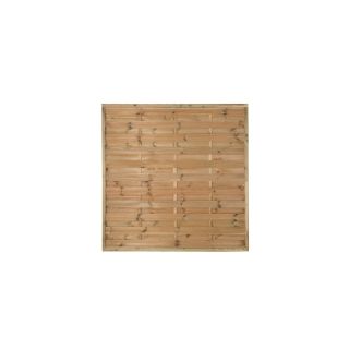 Forest Garden 1.8m x 1.8m Pressure Treated Decorative Europa Plain Fence Panel