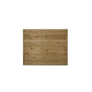 Forest Garden 1.8m x 1.5m Pressure Treated Decorative Europa Plain Fence Panel