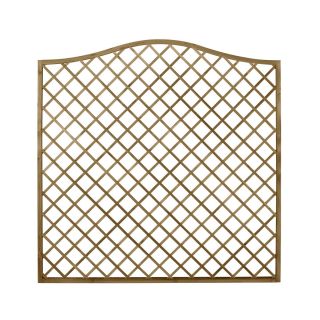 Forest Garden 1.8m x 1.8m Pressure Treated Decorative Europa Hamburg Garden Screen