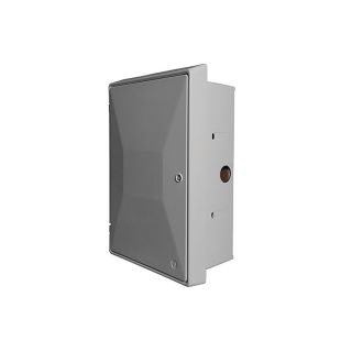 Electric Meter Box Recessed Built In White 120 x 409 x 595mm