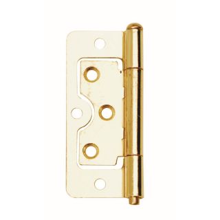 Flush Hinge Electro Brass 50mm pack of 2