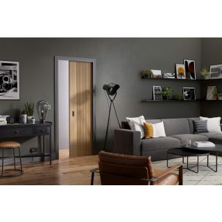 Flusso Pocket Door Set Single Internal Door 686x1981mm