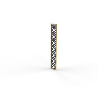 Forest Garden Grey Painted Lattice - 180 x 30cm (Home Delivery)