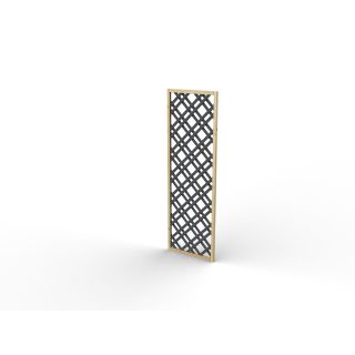 Forest Garden Grey Painted Lattice - 180 x 60cm (Home Delivery)