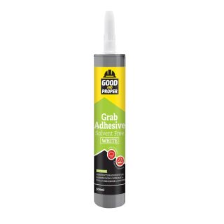Good & Proper Solvent Free Grab Adhesive White 300ml