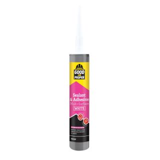 Good & Proper Sealant & Adhesive White 290ml