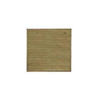 Forest Garden 6ft (1.83m x 1.83m) Pressure Treated Horizontal Tongue and Groove Fence Panel