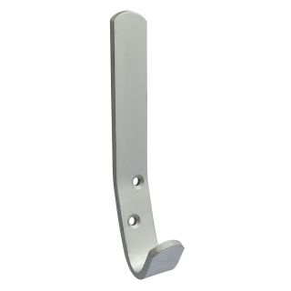 Hat & Coat Hook Satin Anodised Aluminium pack of 2 
