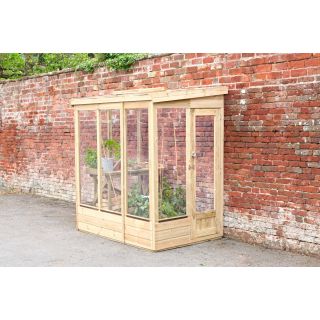 Forest Garden 6x4 Wallscape Lean-to Greenhouse No Back (Home Delivery)