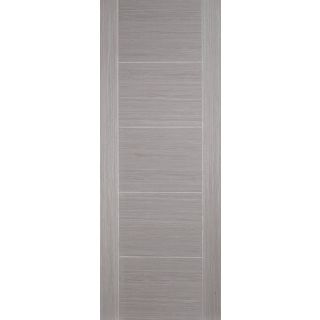 Vancouver 5 Panel Pre-Finished Light Grey Door 610x1981mm