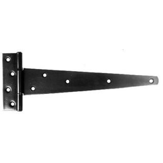 Light Tee Hinge Black Japanned 305mm