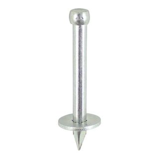 Masonry Nails WasheRed  Zinc 25mm x 3.70 100no.