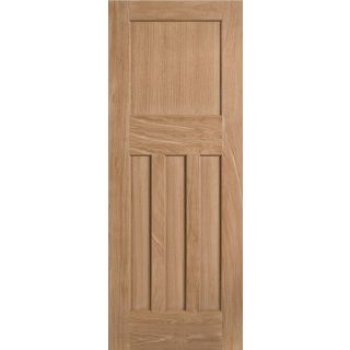 Unfinished Oak DX30 Style Internal Door 626x2040mm