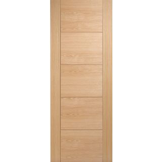 Vancouver 5 Panel Pre-Finished Oak Fire Doors 813x2032mm