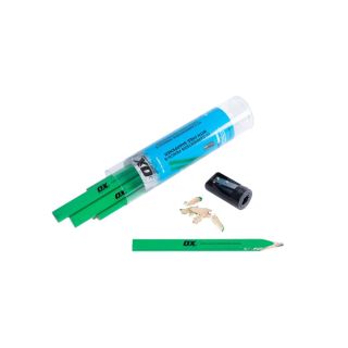OX Trade Hard Green Carpenters Pencils 10 pk