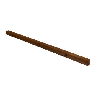Forest Garden Brown Incised Fence Post 7ft - 210 x 7.5 x 7.5cm 