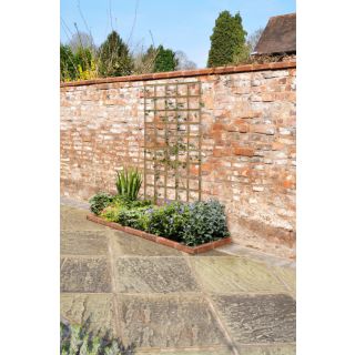 Forest Garden 6ft x 3ft Traditional Square Garden Trellis 