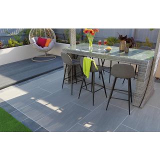 Pavestone Kandla Grey 900 x 600 x 20mm Porcelain Paving