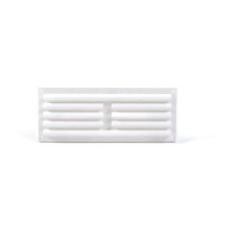 9x3 Plastic Internal Louvre Grille Vent White