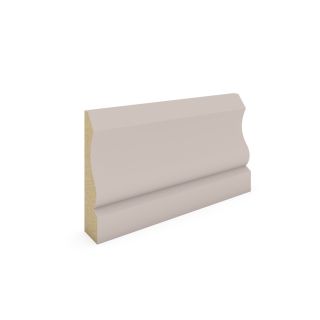 Primed MDF Ogee Skirting board 18x144mm 4.4m