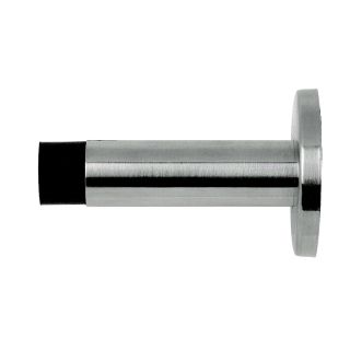 Projecting Door Stop on Base Satin Stainless Steel 75mm 