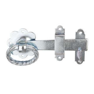 Ring Gate Latch Bright Zinc Plated 152mm 