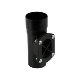 Round Rainwater 68mm Access Pipe Black BM-BR210